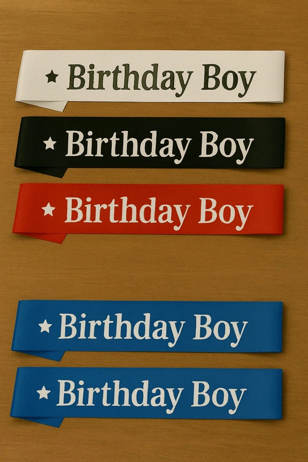 BIRTHDAY BOY SASH