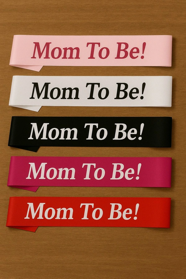 MOM TO BE SASH