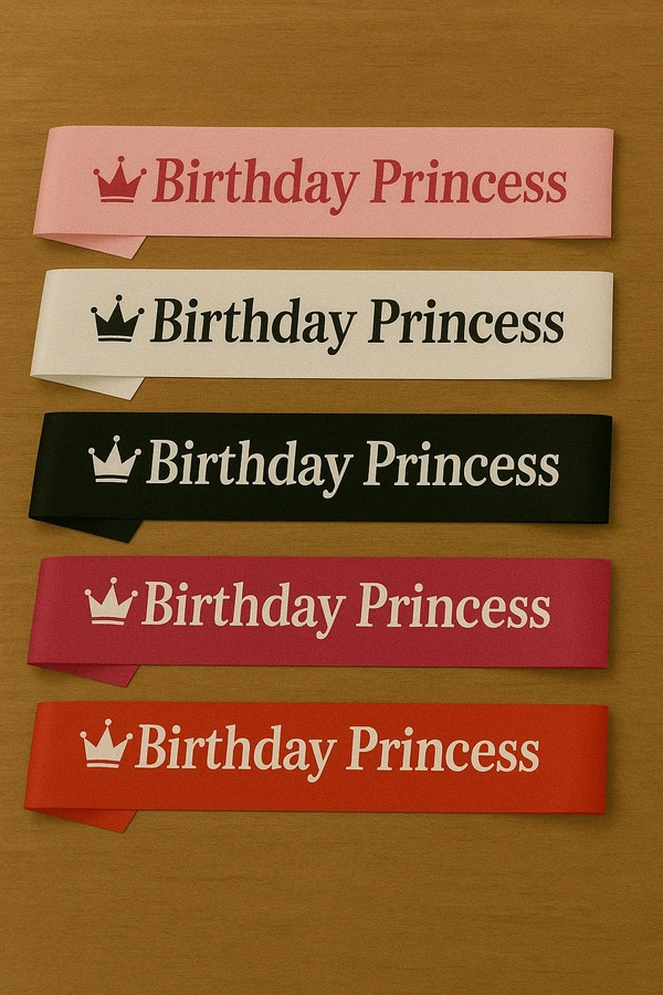 Birthday Princess Sash