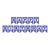 POLKA DOT BIRTHDAY BANNER