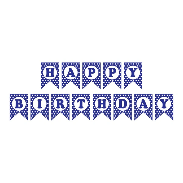 POLKA DOT BIRTHDAY BANNER