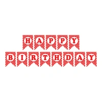 POLKA DOT BIRTHDAY BANNER