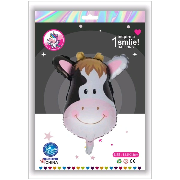 Buffelo Face Foil Balloon