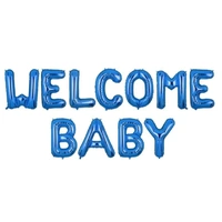 WELCOME BABY FOIL BANNERS