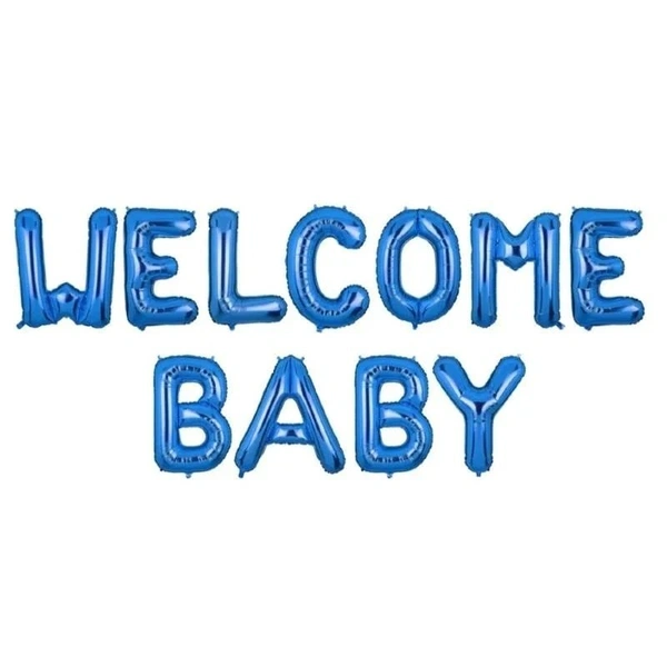 WELCOME BABY FOIL BANNERS