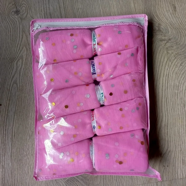 KIWI PARTY PINK Polka Dot Decorative Net Rolls – 5 Meter Each (5 Rolls Per Pack)