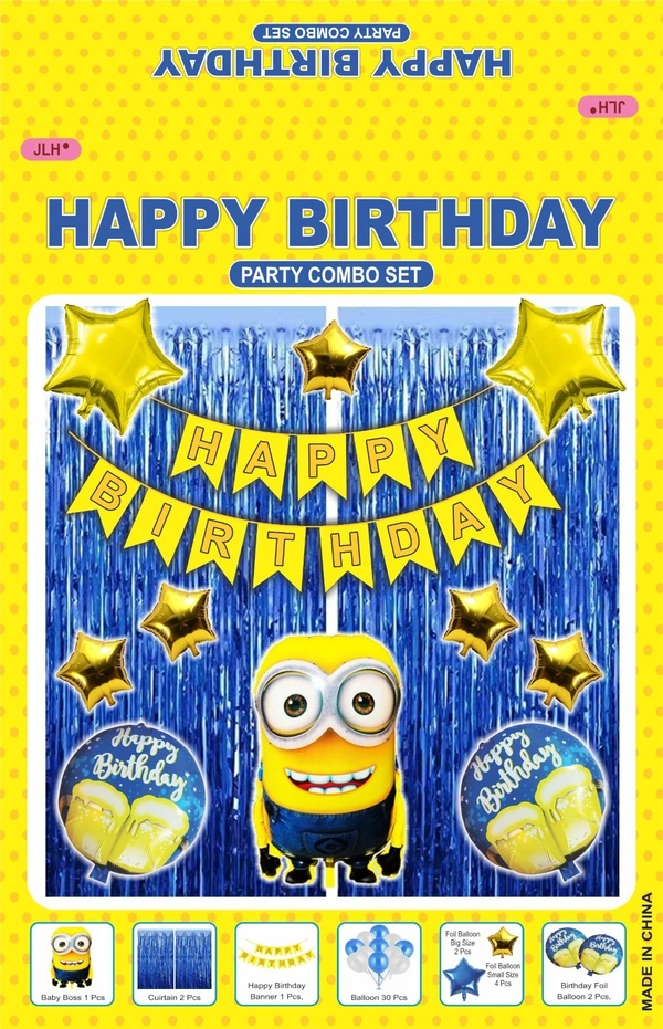 Birthday Decoration Kit Wholesale – Curtains, Balloons, Banners | Direct Manufacturer