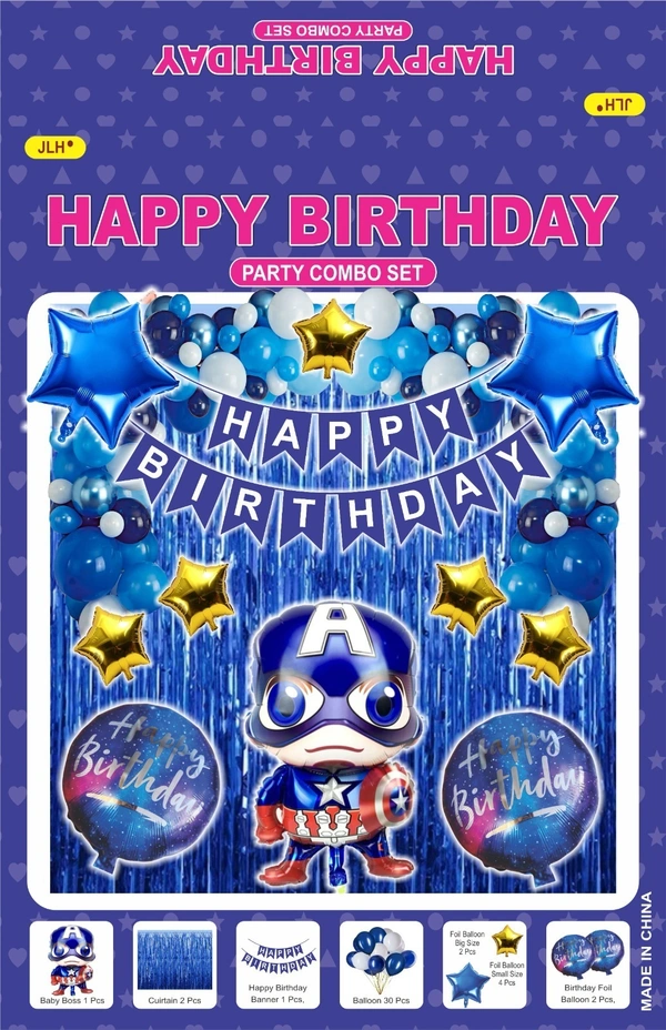 Birthday Decoration Kit Wholesale – Curtains, Balloons, Banners | Direct Manufacturer
