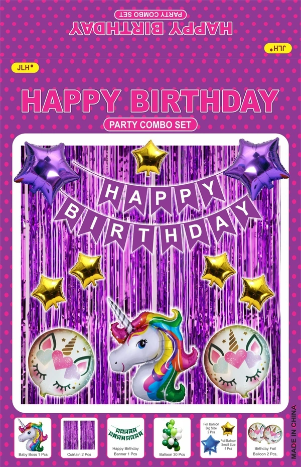 Birthday Decoration Kit Wholesale – Curtains, Balloons, Banners | Direct Manufacturer