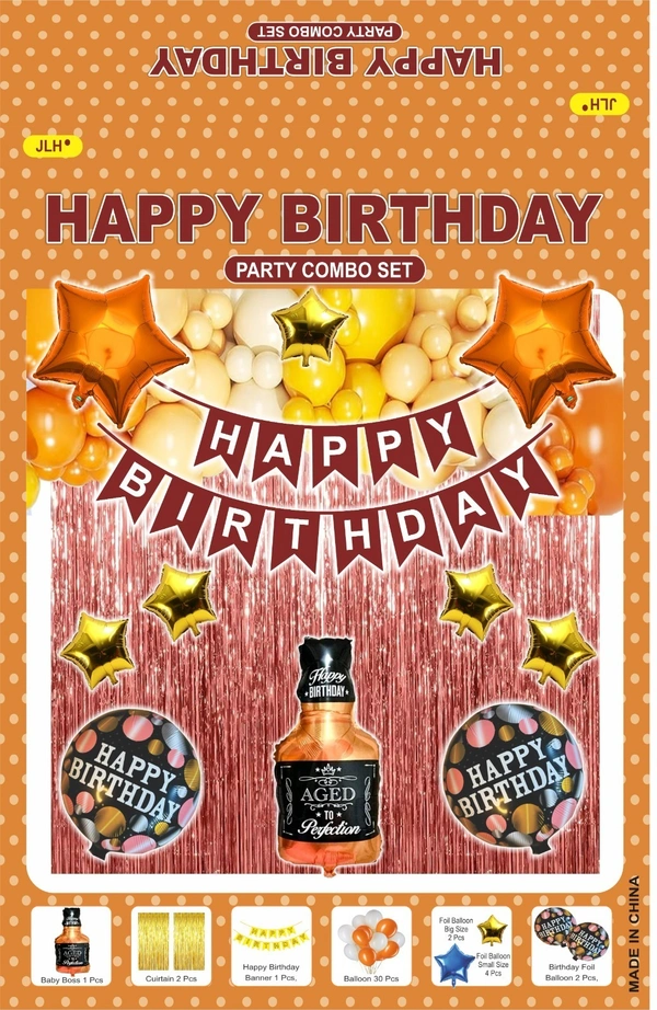 Birthday Decoration Kit Wholesale – Curtains, Balloons, Banners | Direct Manufacturer
