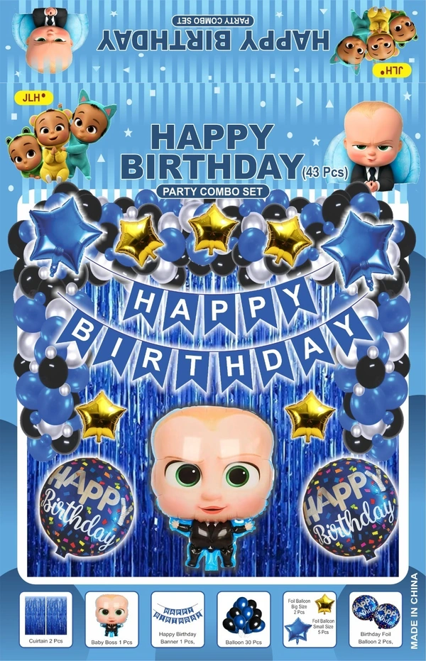 Birthday Decoration Kit Wholesale – Curtains, Balloons, Banners | Direct Manufacturer
