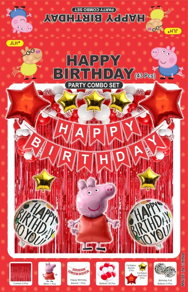 Birthday Decoration Kit Wholesale – Curtains, Balloons, Banners | Direct Manufacturer