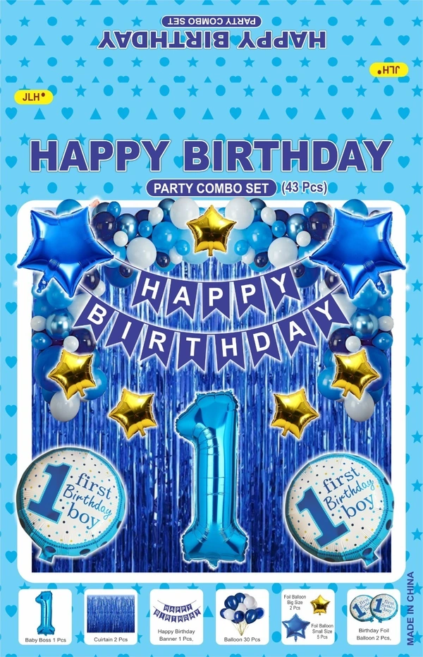 Birthday Decoration Kit Wholesale – Curtains, Balloons, Banners | Direct Manufacturer