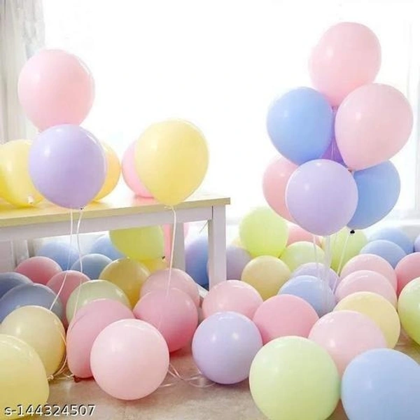 1.5 PASTEL BALLOONS 50 PCS