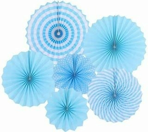 PAPER FAN 6 PCS SET