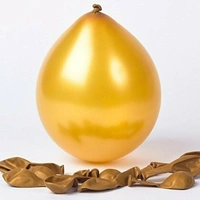 GOLDEN COLOUR 25 PCS  METALLIC BALLOON 