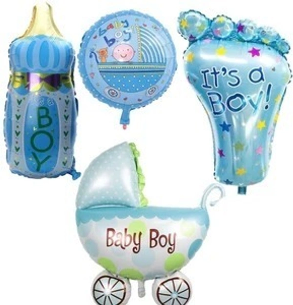Leg Blue Foil Balloon