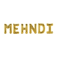 Mehendi Foil Balloon