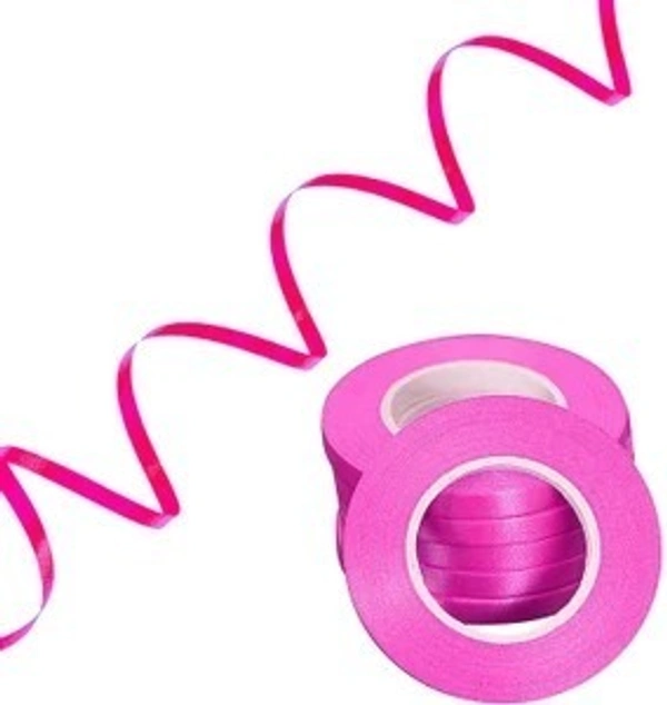 KIWI PARTY  DARK PINK COLOR CURL RIBBON 10 YARD