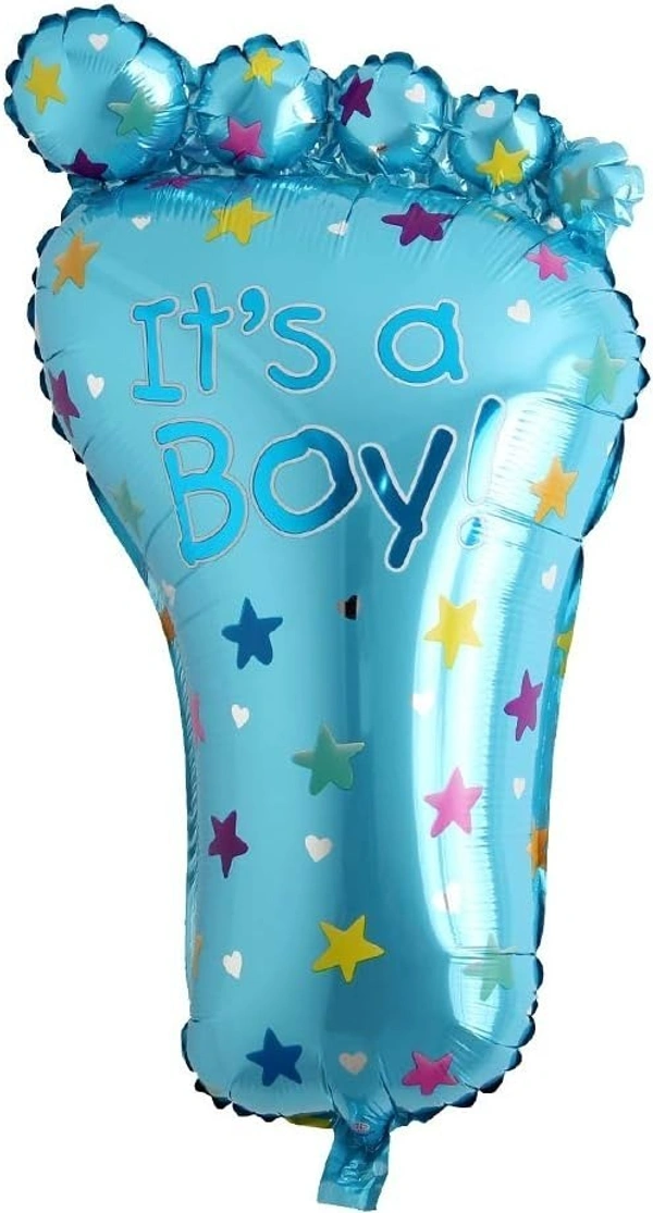 Leg Blue Foil Balloon