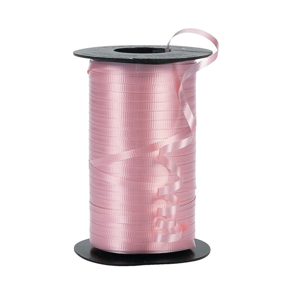 KIWI PARTY  BABY PINK COLOR CURL RIBBON 10 YARD