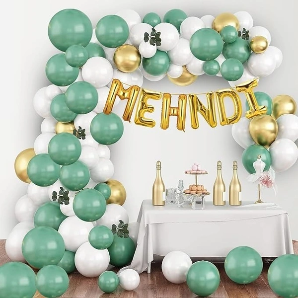 Mehendi Foil Balloon