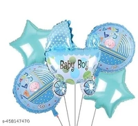 Cradle Blue Foil Balloon