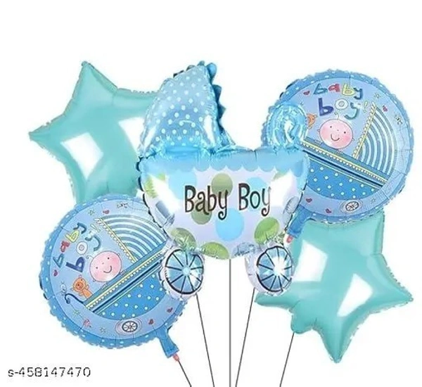 Cradle Blue Foil Balloon