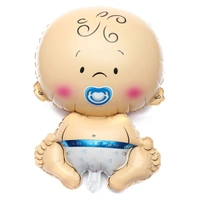 Baby Face Blue  Foil Balloon