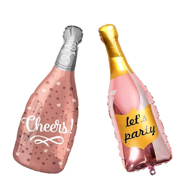 Let's Party Bottle Foil Balloon 32 Inch