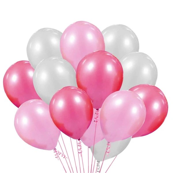 SHUAIAN BALLOONS Pink Color chrome Balloon 50 pcs Pack