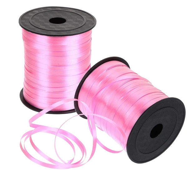 KIWI PARTY  BABY PINK COLOR CURL RIBBON 10 YARD