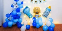 Baby Face Blue  Foil Balloon