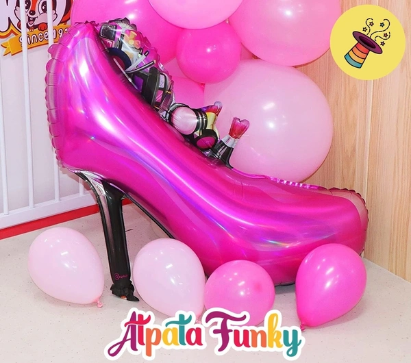 Barbie Shoes Foil Balloon