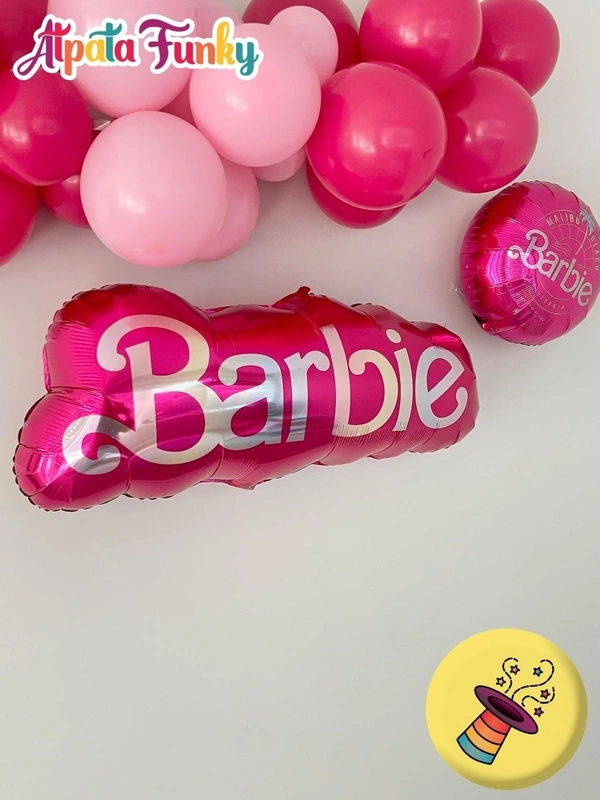 Barbie Name Plate Foil Balloon