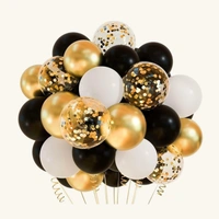 SHUAIAN BALLOONS Golden chrome Balloon 50 pcs Pack
