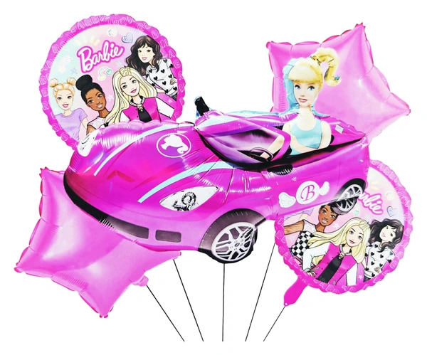 Barbie Car Foil Balloon