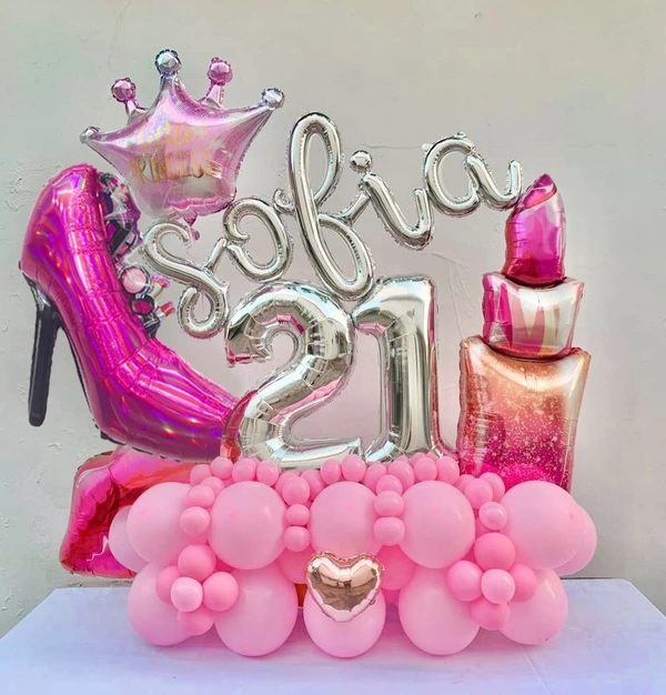Barbie Shoes Foil Balloon