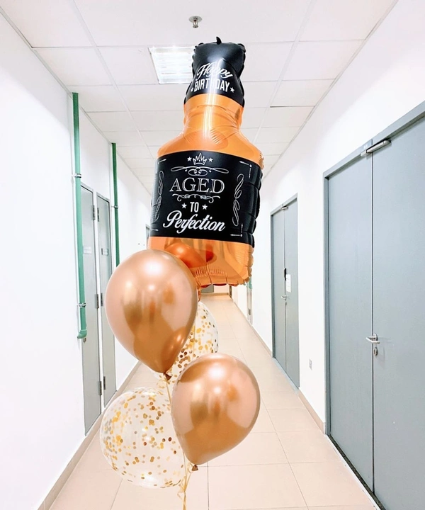 Whisky Glass Foil Balloon 32 Inch