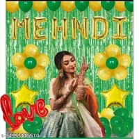 Mehendi Foil Balloon