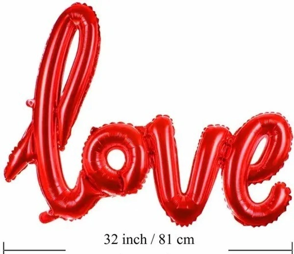 LOVE BIG ONE PCS CARD PACK 32INCH