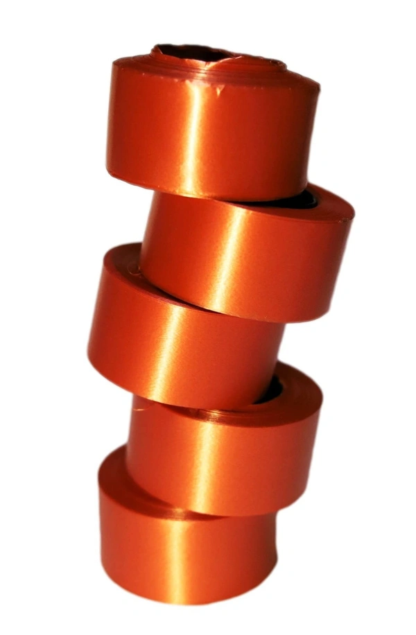 KIWI PARTY  ORANGE  COLOR CURL RIBBON 10 YARD