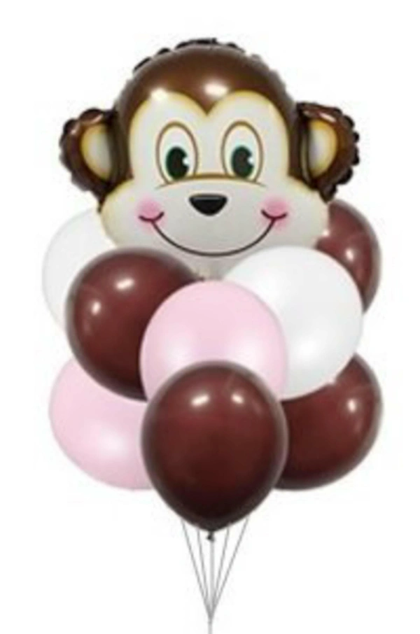 Monkey Face Foil Balloon