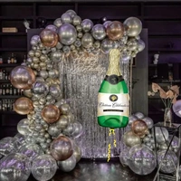 Champagne Bottle Foil Balloon 32 Inch