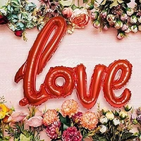 LOVE BIG ONE PCS CARD PACK 32INCH