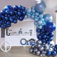 SHUAIAN BALLOONS Dark Blue Color chrome Balloon 50 pcs Pack