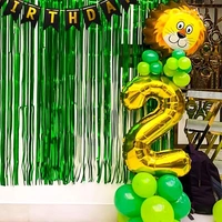 Kiwi Party  6 Pcs Jungle Theme Foil Balloon