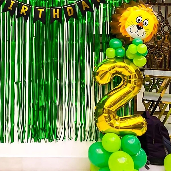 Kiwi Party  6 Pcs Jungle Theme Foil Balloon