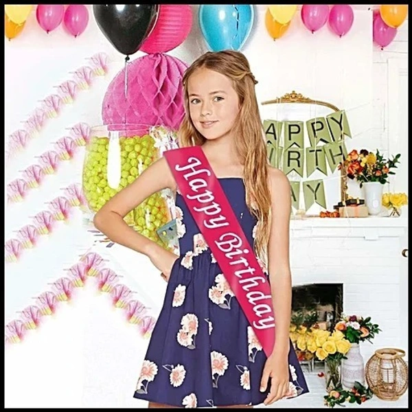 KIWI PARTY  HAPPY BIRTHDAY SASH