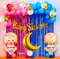 Baby Face Blue  Foil Balloon